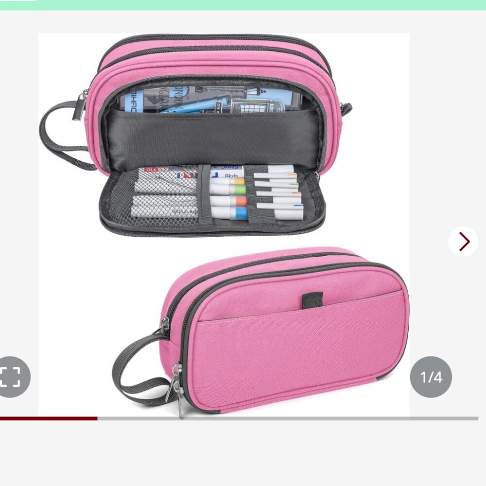 PENCIL CASE PINK NEW IN BOX